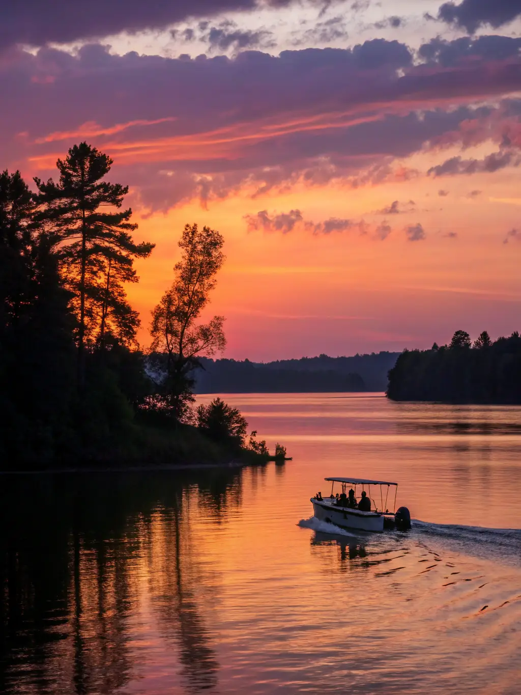 A scenic image of sailboats gliding across a lake, emphasizing the tranquility and skill involved in sailing.