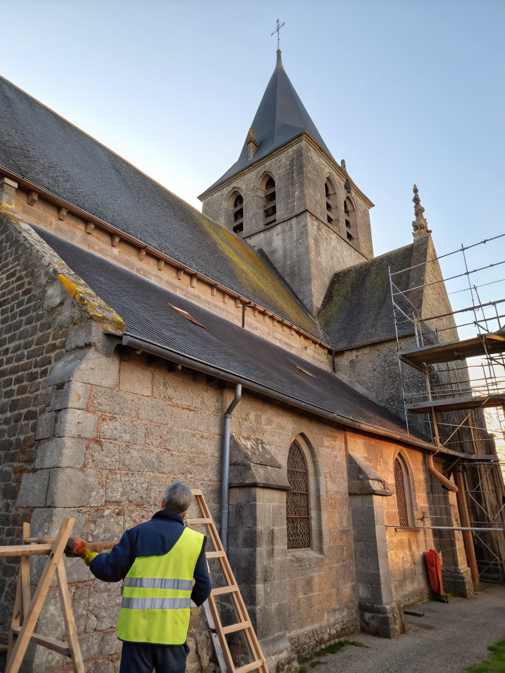 Après la restauration : Restauration de la Façade Sud